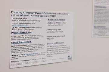 Mini-poster at the 2023 AISL Awardee Meeting