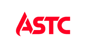 the letters "ASTC" in red